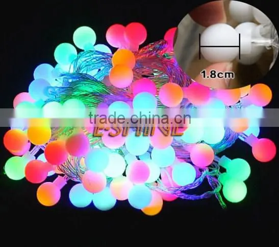 Christmas Decoration Ball Solar LED String Lights / Multi-colour LED Light String