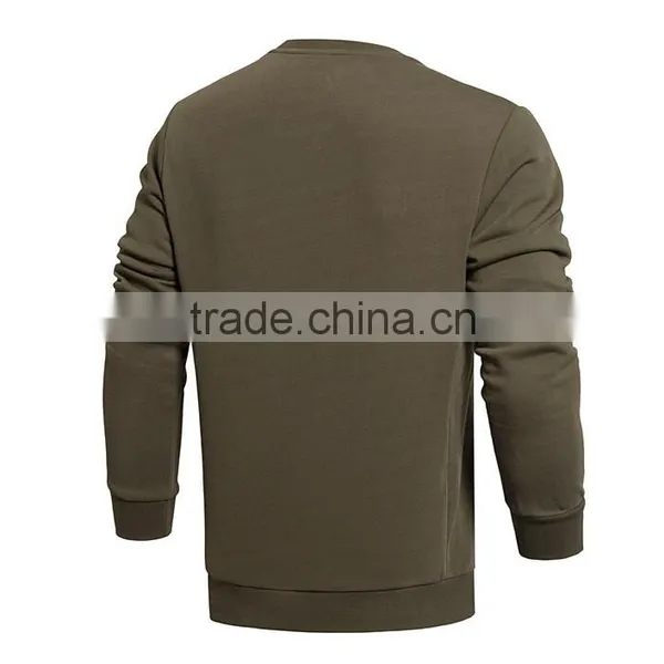 2016 Mens Plain Lightweight Cotton Crew Neck Sweater photo-6