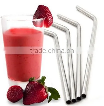 Stainless Steel Drinking Straw 4PCS Straws With Brush photo-2