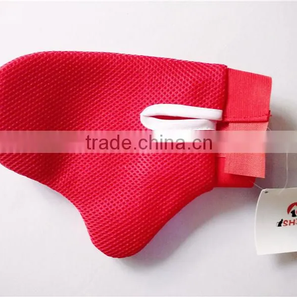 Hot Cut Hand Shaped Dogs & Cats Pet Grooming Bath Massage Glove Brush Comb photo-3