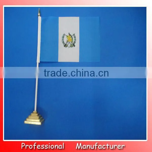 30*45cm Guatemala Flag,durable Table Flags,hand Waving Custom Pennant