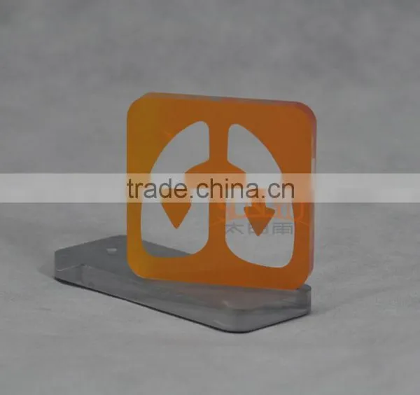 Custom Logo Silk Screen Printed Acrylic Thick Sign Holder photo-2