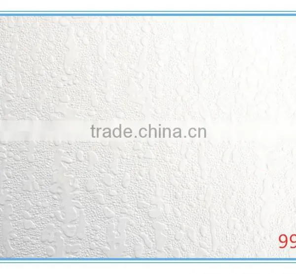 603*603*7mm White Pvc Gypsum Ceiling 595*595*8.5mm PVC Ceiling Tiles Export to Ghana and Namibia