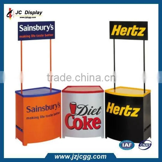 PVC Commercial Promotion Display Table Exhibition Display Table