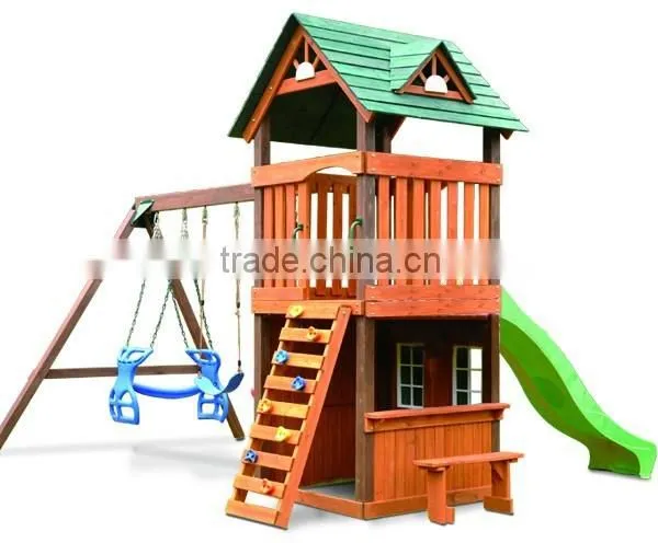 Backyard Discovery Kids Playset Wood Playhouse