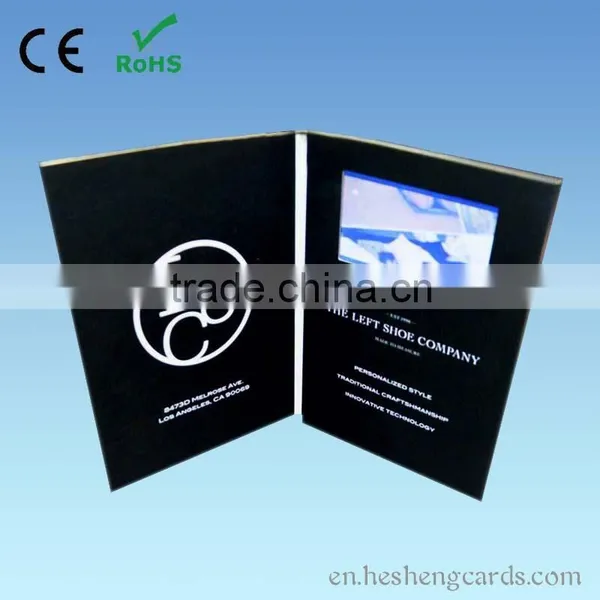 Factory Supply 4.3 Inch Video Brochure/video Brochure Card /lcd Video Brochure for Business Advertising/promotion photo-2
