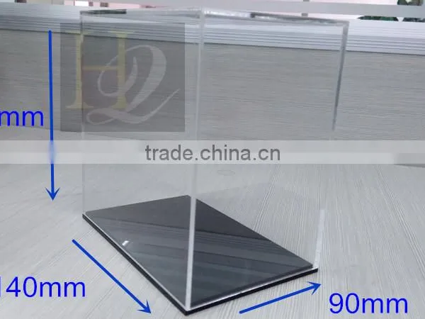 2016 Fashional Rectangle Clear Acrylic Display Gift Box With Lid photo-4