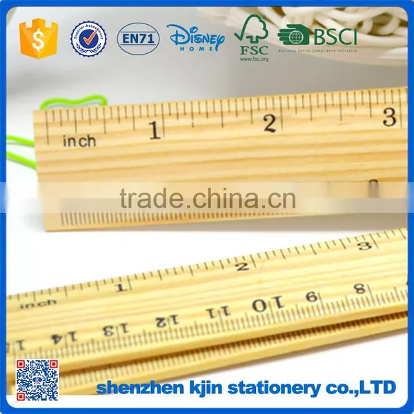 2016 Promotional Customer Oem 15cm/6inch Straight Wooden Ruler photo-5