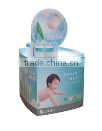 Promotion Sale Corrugated Paper Stacking Display Rack