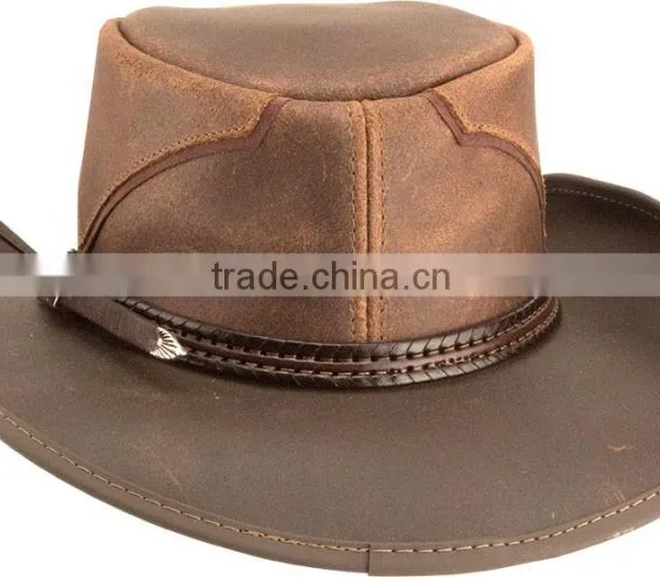 American-hat-makers-double-g-hats-arroyo-chocolate-whipstitch-band-Women Hat ARROYO photo-4