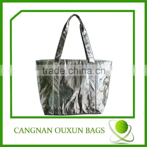 Non Woven Metallic Cooler Bag for Frozen Food