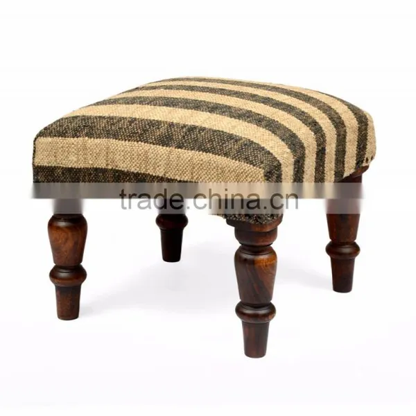Natural Livings Jute Wooden Stool photo-2