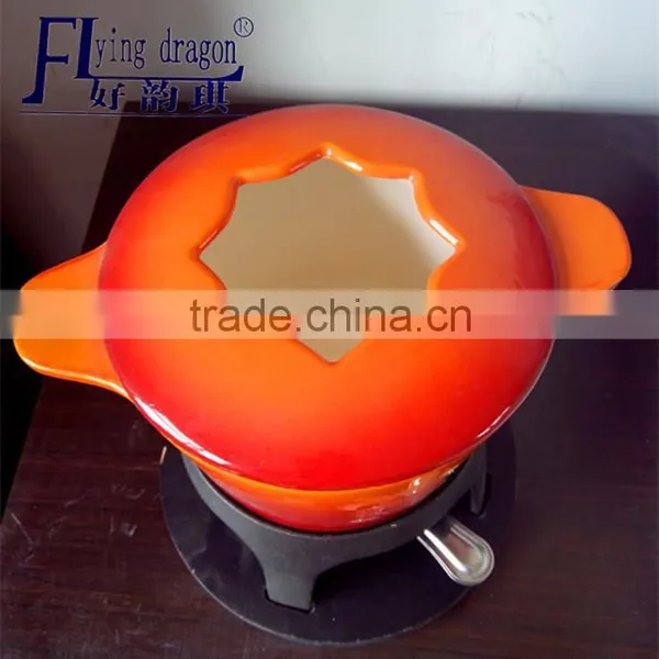 Porcelain Fondue Set