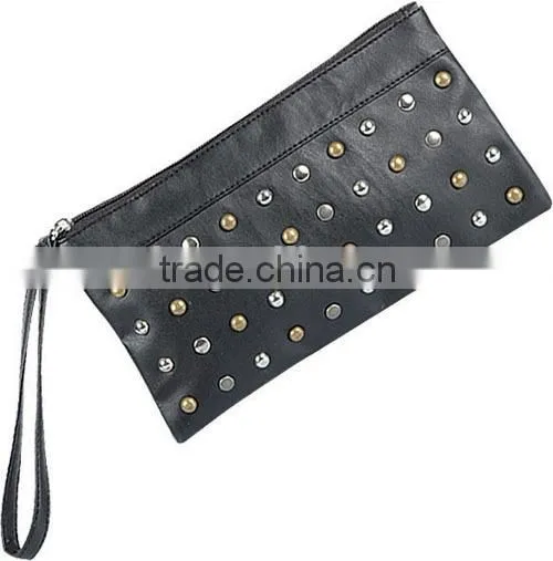 Wholesale Square PU Leather Evening Handbag With Rivet