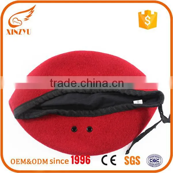 2016 Wholesale Design Your Own Fashionable Men Red Beret photo-2