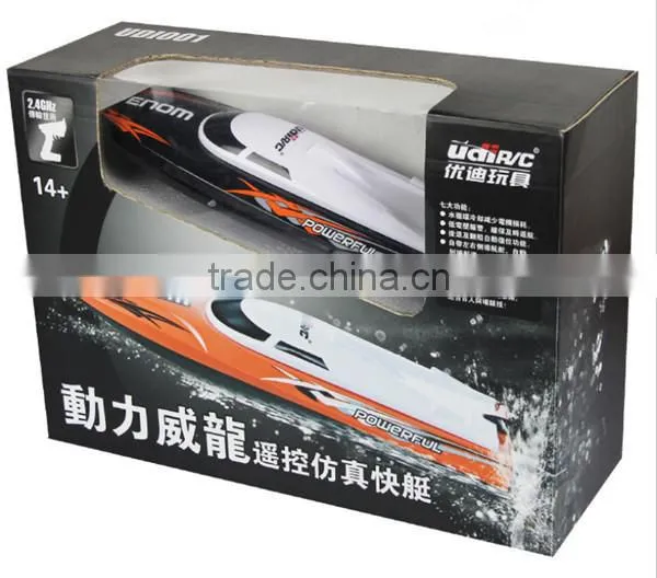 2.4G RC UDI Udi001 Infinitely Variable Speed Racing Boat 32CM 25km/h Remote Control Out Door Toys photo-3