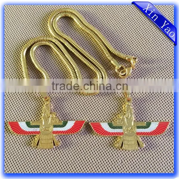 Wholesale Promotion Custom Shaped Gold Custom Metal Tag