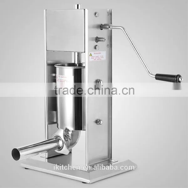 Kitchener 5-Lb Manual Stainless Steel Sausage Stuffer photo-3