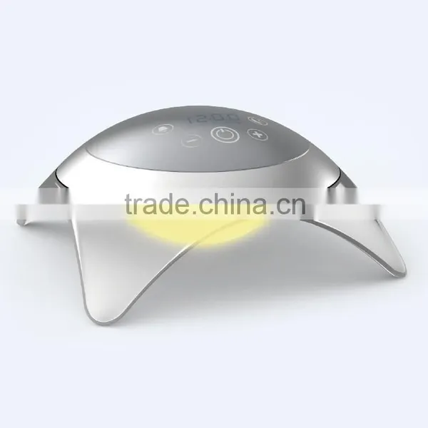 2015 Touch Sensor With Clock Dimmable Smart Warm White 5w Movable Silver New Led Desk Lamp