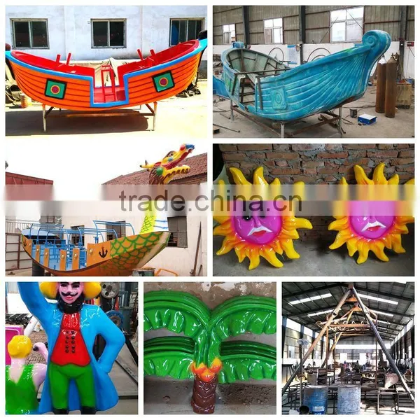 Amusement Park Outdoor Playground Pirate Ship Pirate Boat Ride photo-6