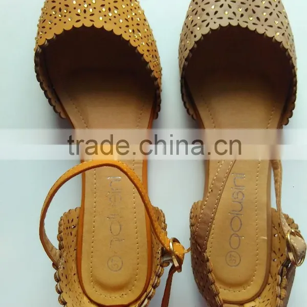 CX352 Women Toe Point Flat Sandal Shoe