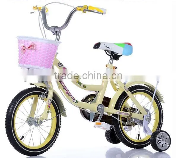 14-Inch Bicycle Children Learn Bicycle Child Princess Baby Bike Steel Bike For Ages 3-6 Years Old Beige Toys Children photo-2