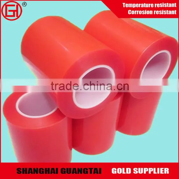 36 Micron Red Transprent Pet Coated Film Roll photo-4