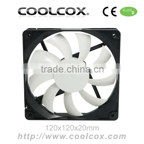 120x120x20mm DC Cooling Fan,12020 Axial Fan,DC 5V/12V/24V Industrial Fan,Exhaust Fan photo-3