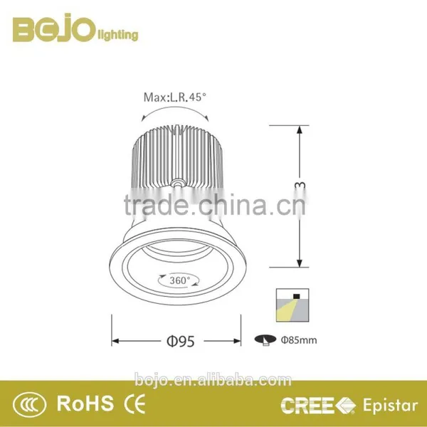 6w 9w 13w Led Spot Light With 85mm Cut Out for Commercial Lighting photo-4