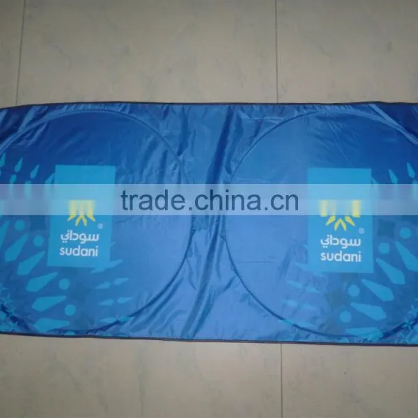 Car Sunshade/nylon Front Sunshade/customized Printing Logo for Promotion Gift photo-4