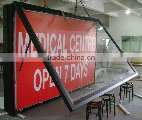 variable message scrolling signage, Aluminium alloy Scrolling Light Box