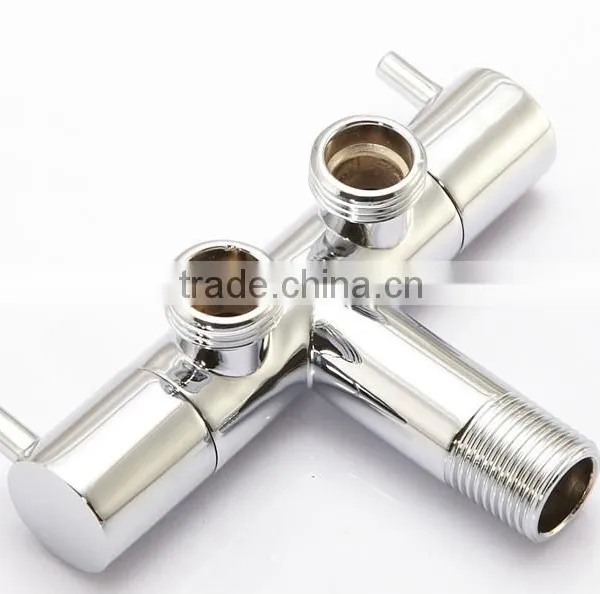 Submarine F-401set Bathroom Design Wall Mounted Brass Chromed Angle Valve