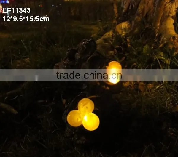 Resin Solar Mushroom Statues Garden Light photo-5