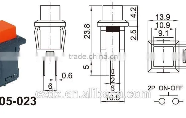 3pin Rocker Switch With Waterproof Cap,Copper Contact Waterproof Electrical Rocker Switch for Electric Recliner photo-6