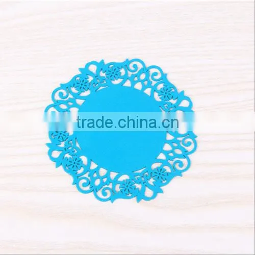 Coffee Cup Mat Eco-friendly Heat Resistant Customize LOGO 6 Colors for Your Choose Silicone Mat photo-4