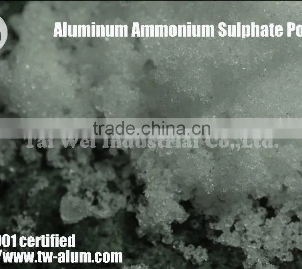 High Qulaity Ammonium Sulphate Deodorant Aluminium Ammonium Sulphate