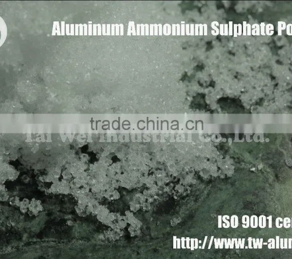 High Qulaity Global Sale Aluminum Ammonium Sulfate Aluminium Ammonium Sulphate photo-3