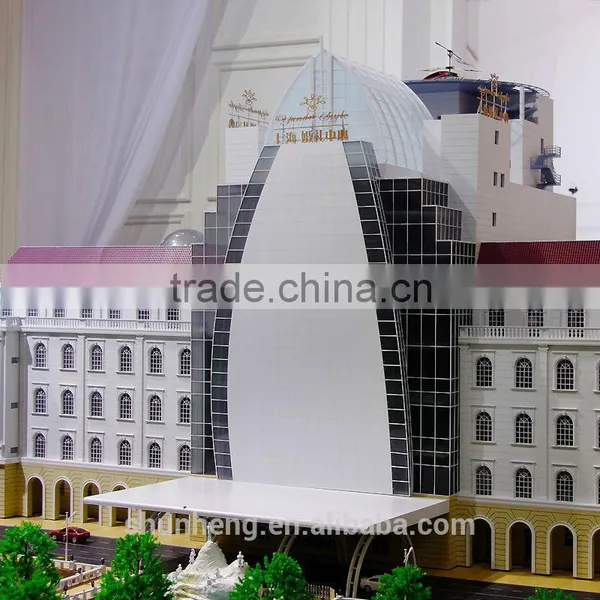 3D Miniature Architectural Models of Shanghai Wedding Centre by China Supplier photo-3
