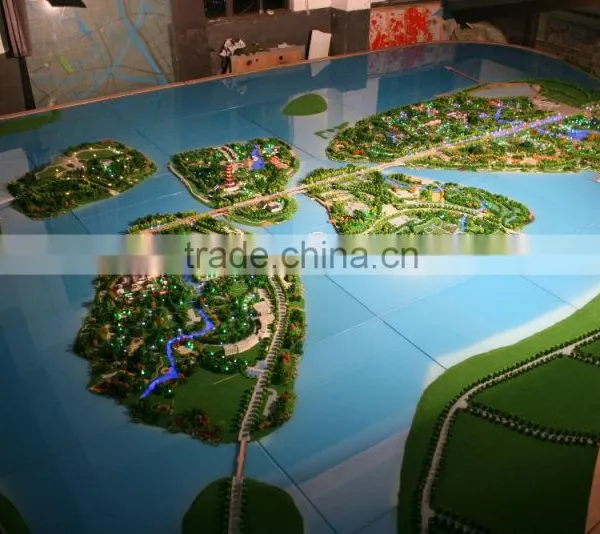 Sea Island Planning Miniature Scale Building Model photo-6