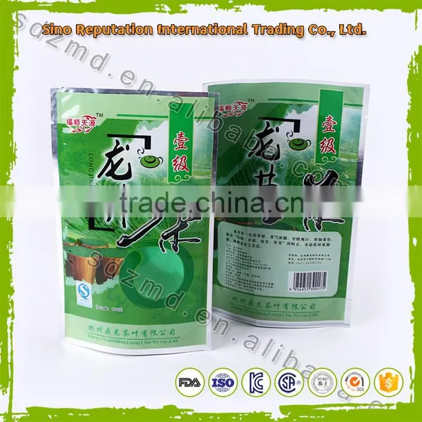 Resealable Plastic Stand up Pouch for Tea for Wholesale photo-2