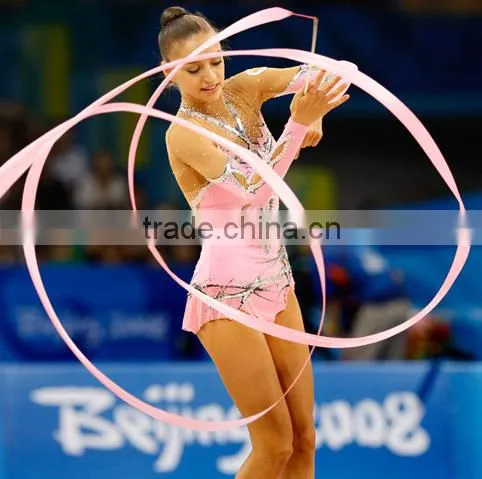 Children Competition Gymnastic Colorful Ribbon photo-6