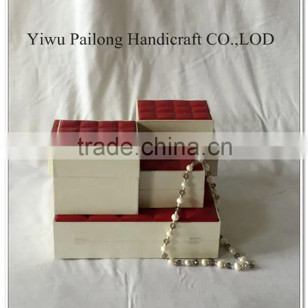 High-Grade Leather Design Plastic Jewlery Box Manufacturers photo-5