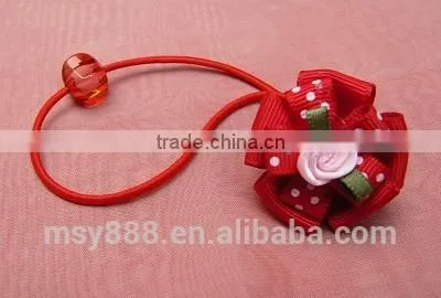 Floral Elastic Hair Ponytail Rings, Hair Rope, for Kids Hair Band Hair Accessories Girl With High Ponytail Full Lace Wigs photo-6