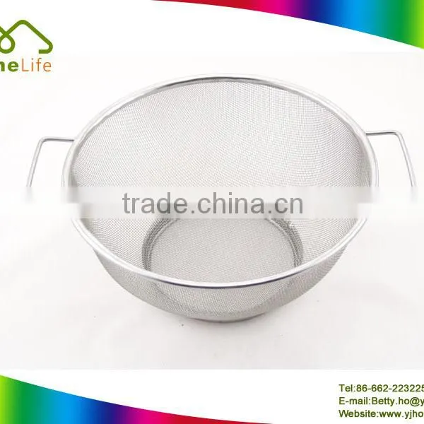 New Design Round Bowl High Quality Stainless Steel Mesh Basket Strainer