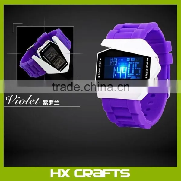 New Arrival Products Silicone Colors Digital LED Watch Design Your Own Wristbands Water Resistant Men Led Watch photo-6