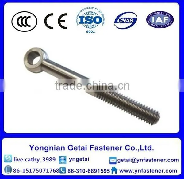 Stainless Steel Eye Bolts , DIN933/931, 201/202/304/316 With High Quality photo-6