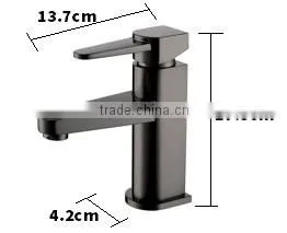 The Best Stainless Dark Steel Single Lever Basin Faucet photo-2