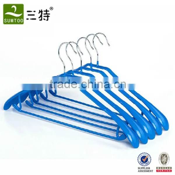 PVC Coated Metal Hanger With Bar photo-3