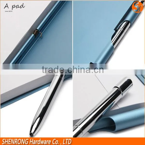 Aluminum Diary Card Holder, Id Card Holder With Pen, Id Card Holders for Christmas Gift photo-2