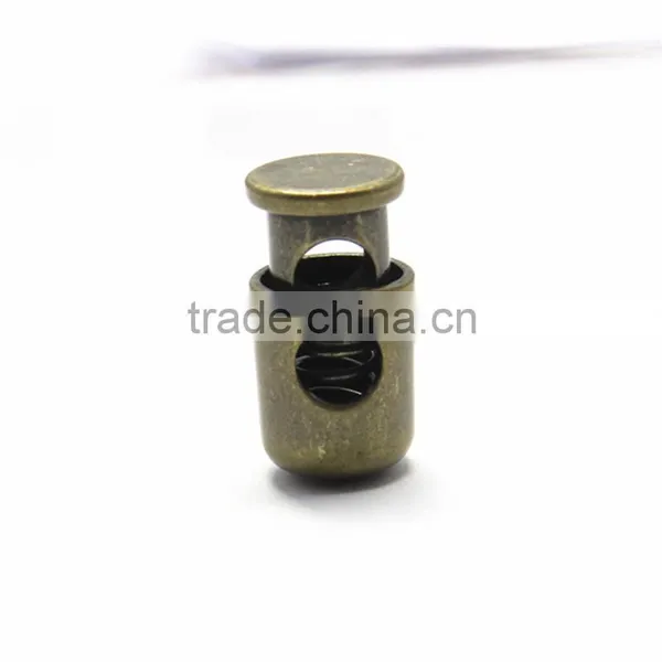Antique Metal Cord Lock And Metal Spring Stopper photo-3